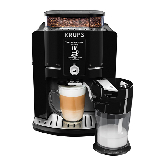 Krups LATT'ESPRESS EA829 Series Manual