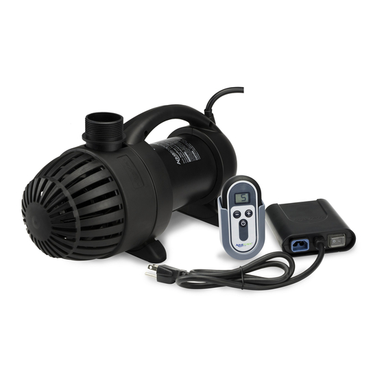 AquaScape AQUASURGE 2000-4000 Instructions & Maintenance