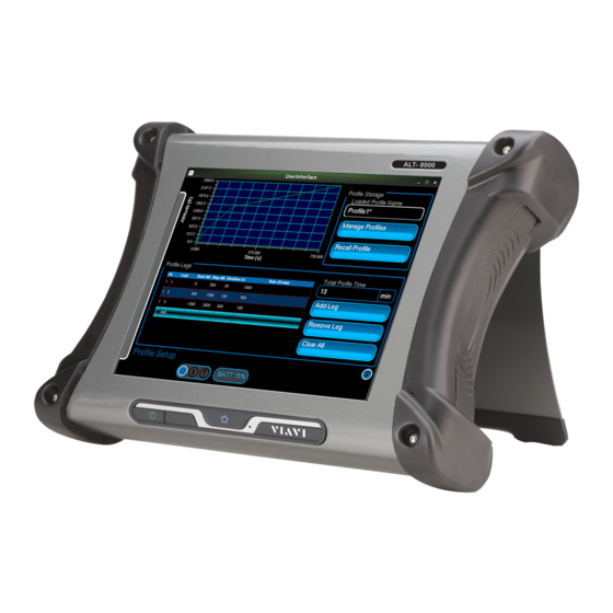 Viavi ALT-8000 Getting Started Manual