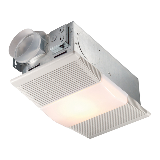NuTone Heat-A-Ventlite 665RP Installation Instructions