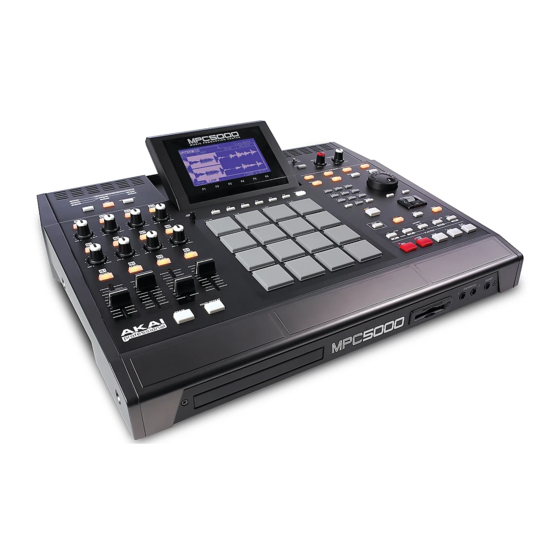 Akai MPC 5000 Reference Manual