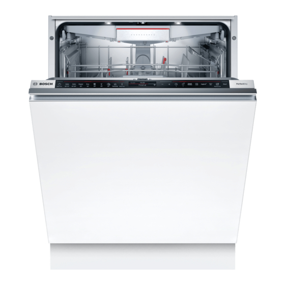 Bosch SMV8ZCX00X User Manual