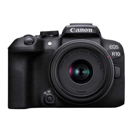 Canon EOS R10 Manuals