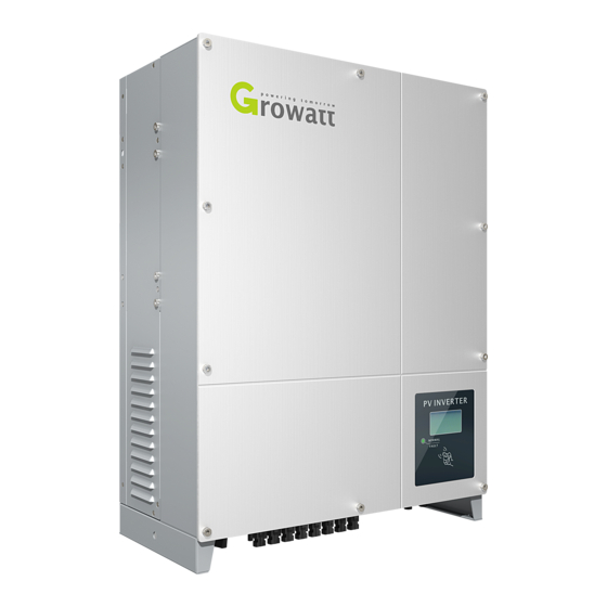 Growatt 30000 TL3 Installation & Operation Manual