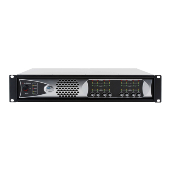 Ashly ne8250pe Operating Manual