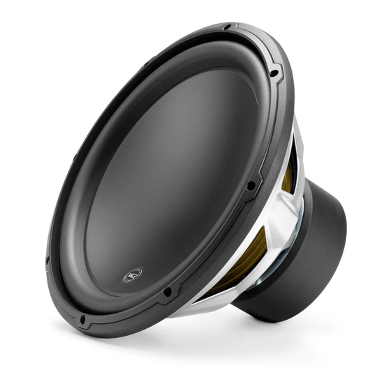 JL Audio 13W3v3-2 Owner's Manual