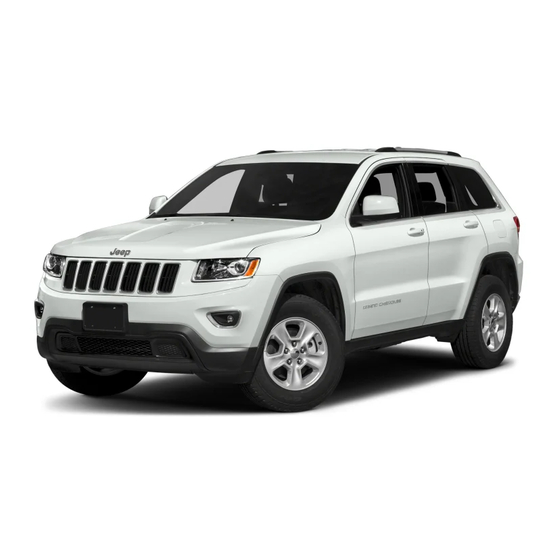Jeep 2014 Grand Cherokee User Manual