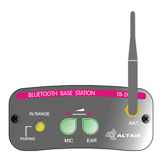 Altair EB-200 Owner's Manual