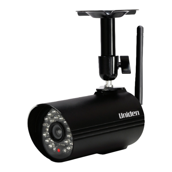 Uniden security hot sale camera manual