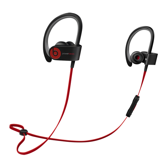 BEATS ELECTRONICS POWERBEATS2 WIRELESS QUICK START MANUAL Pdf Download ...