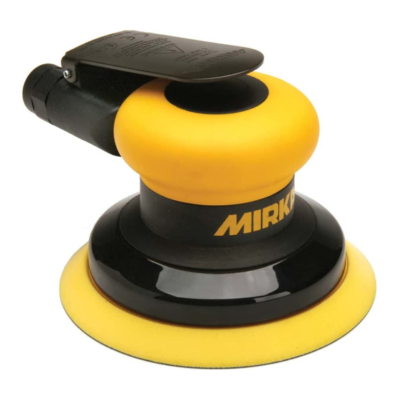 MIRKA RANDOM ORBITAL SANDER OPERATING INSTRUCTIONS MANUAL Pdf Download ManualsLib