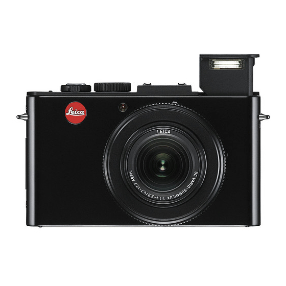 LEICA D-LUX 6 INSTRUCTIONS MANUAL Pdf Download | ManualsLib