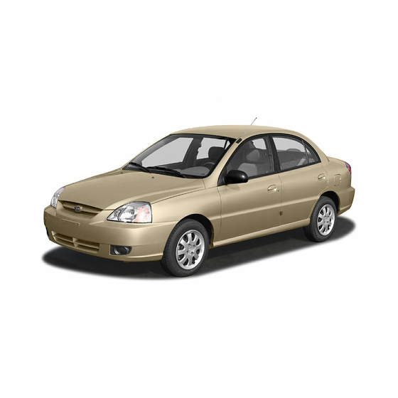 Kia Rio 2004 Owner's Manual