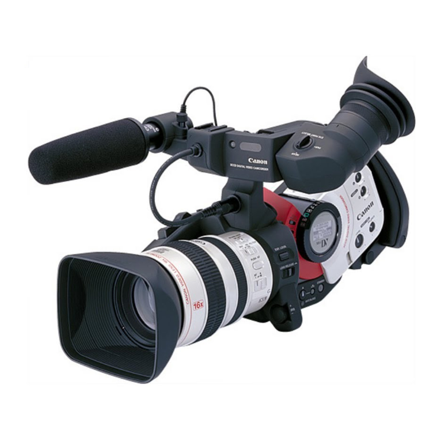 CANON XL1 USER MANUAL Pdf Download ManualsLib