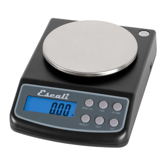 ESCALI L125 USER MANUAL Pdf Download ManualsLib