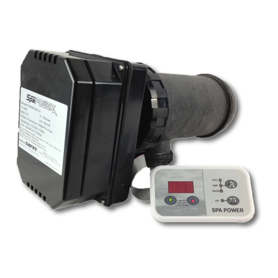 SPAQUIP SPA POWER 500A QUICK USER MANUAL Pdf Download ManualsLib