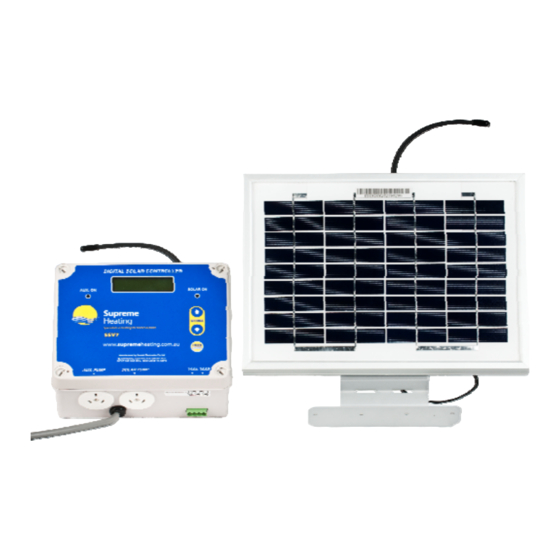 SUPREME HEATSEEKER SOLAR POOL HEATING USER MANUAL Pdf Download | ManualsLib