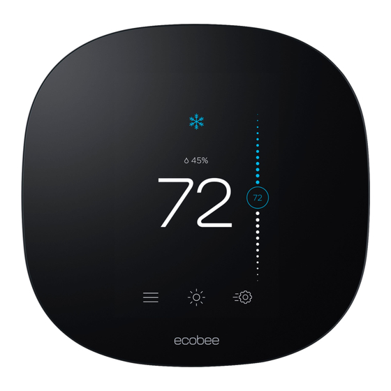 ECOBEE 3 SMARTER WIFI THERMOSTAT USER MANUAL Pdf Download ManualsLib