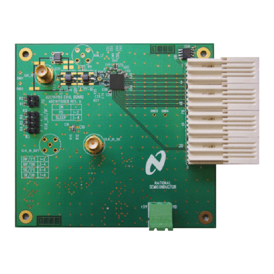 National Semiconductor ADC12V170 Manuals