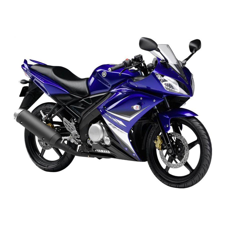 Checking The Engine Oil Level - Yamaha YZF-R15 Service Manual
