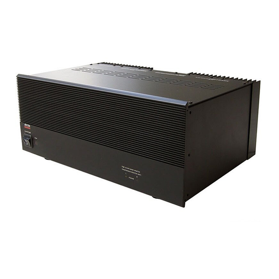 Adcom GFA-555 Owner's Manual