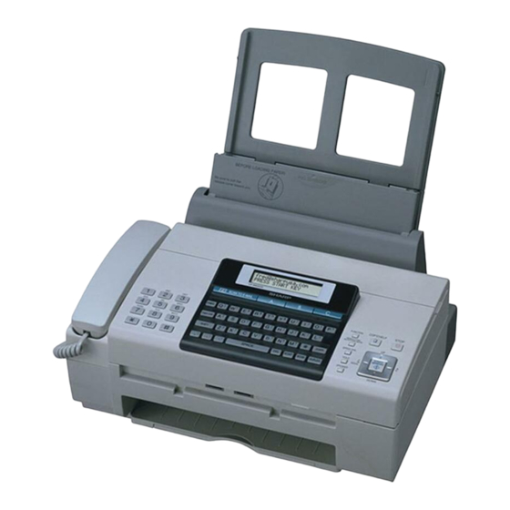 Sharp UX-B800 Operation Manual
