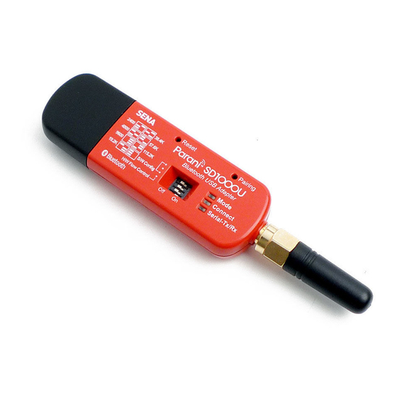 Sena Parani-SD1000U User Manual