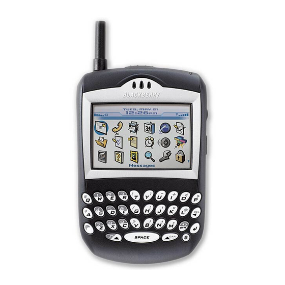 Blackberry 7520 Safety And Product Information