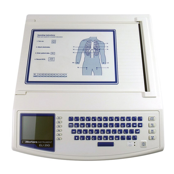 Mortara Instrument ELI 25O User Manual