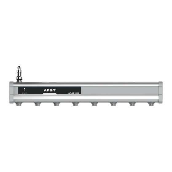 AP&T AP-AB1205 Ion Bar Eliminator Manuals