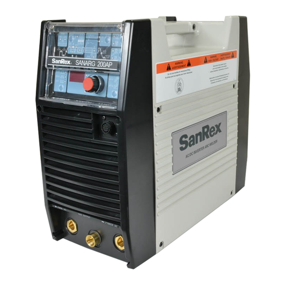 SanRex SANARG 200AP Operator's Manual