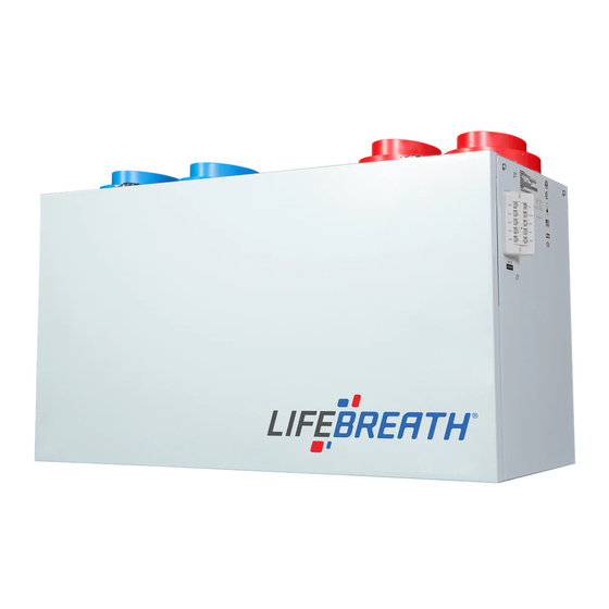 Lifebreath 30 ERV Installation Manual