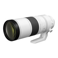 Canon RF 200-800mm F6.3-9 IS USM Instructions Manual