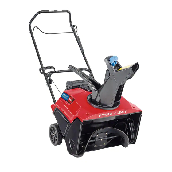 Toro Power Clear 721 Operator's Manual