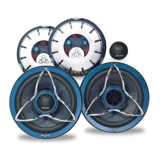 Kicker SS56.2 Owner's Manual