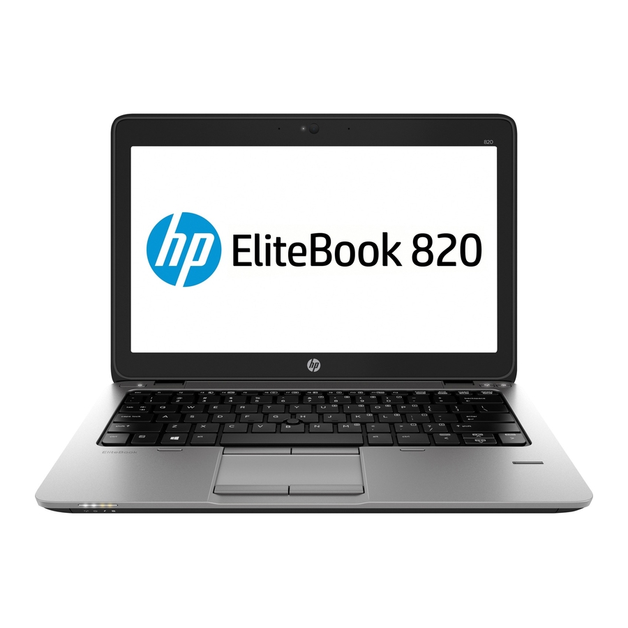 HP EliteBook 820 G2 Manuals