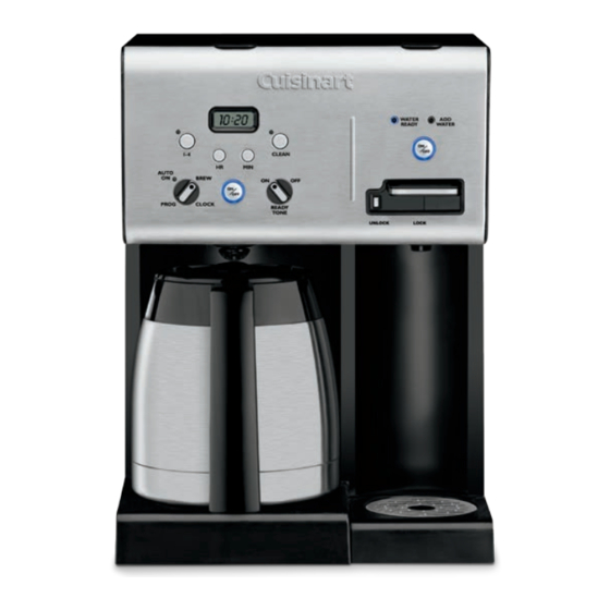 Cuisinart Coffee PLUS CHW-14 Manuals