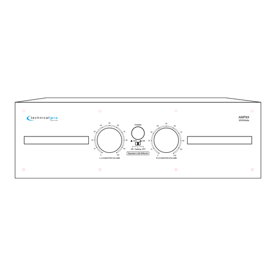 Technical Pro AMP8X User Manual