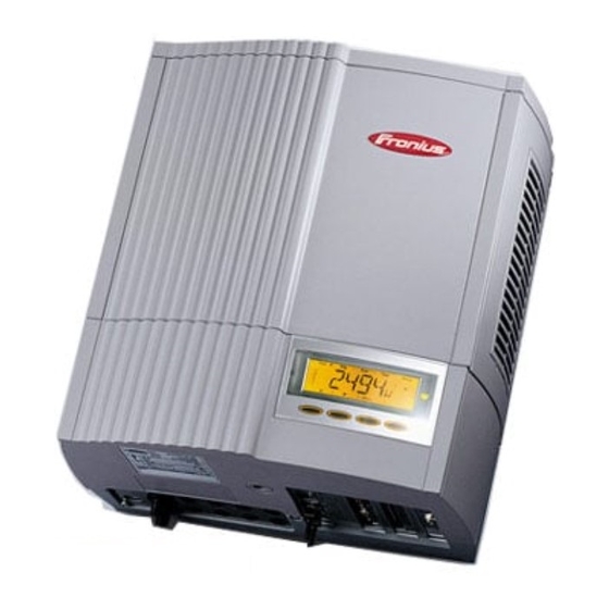 Fronius IG Operating Instructions Manual
