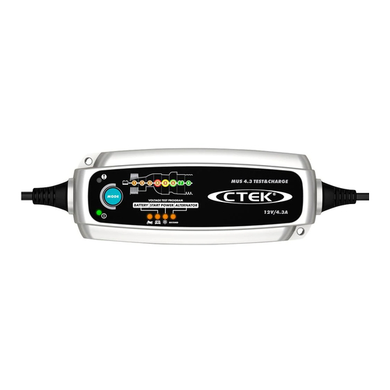 CTEK MUS 4.3 Manual