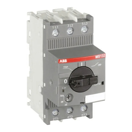 ABB MS132 Operating Instructions Manual