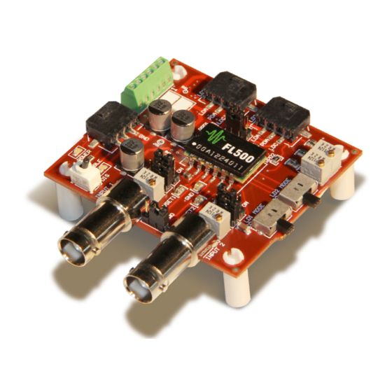 Wavelength Electronics FL591FL Datasheet And Operating Manual
