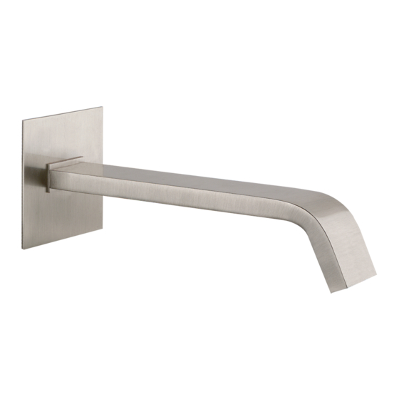 Gessi RETTANGOLO XL 26200 Manual