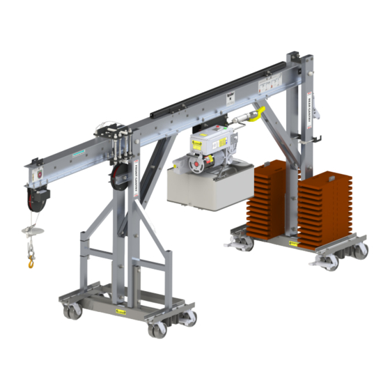 Brand Safway SPIDER GLAZIER 2200 Operator's Manual