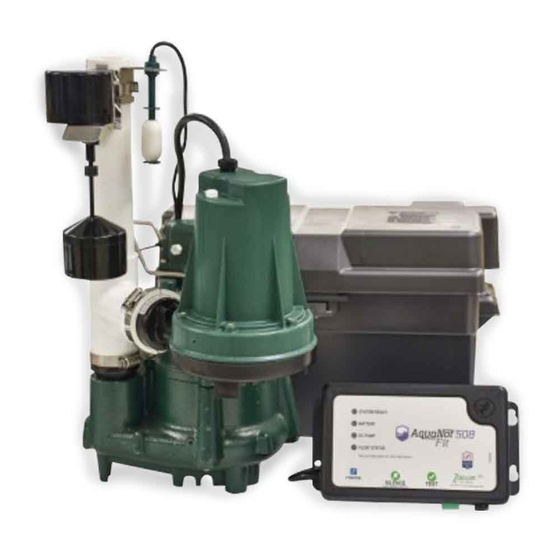 Zoeller ProPak 508 Series Installation Instructions Manual