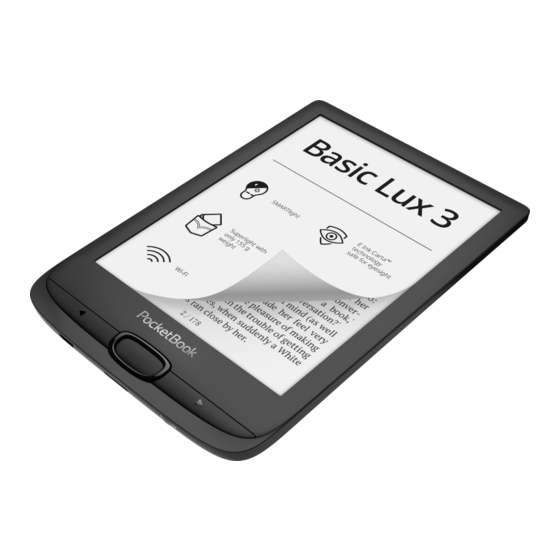 Pocketbook Basic Lux 3 User Manual