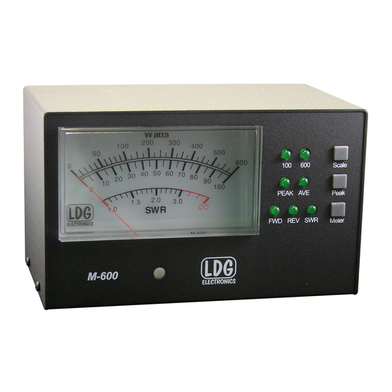 LDG M-600 Operation Manual