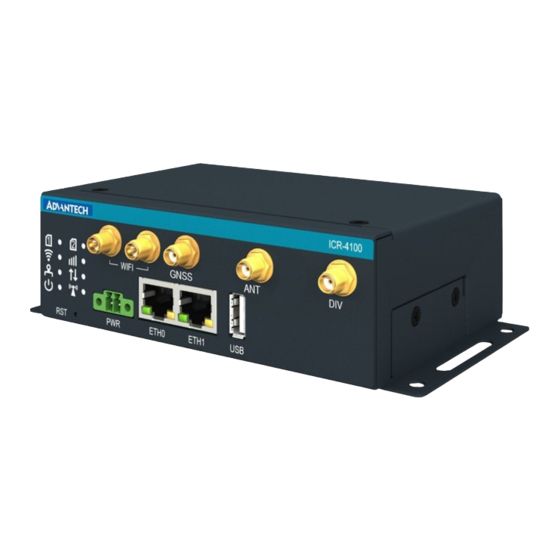 Advantech ICR-4133 Hardware Manual