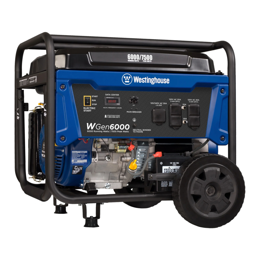 Westinghouse WGen6000 - Inverter Generator Manual