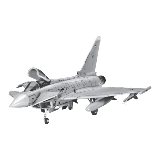 REVELL Eurofighter Typhoon (Single Seater) Assembly Instructions Manual
